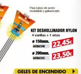 Oferta de Kit Deshollinador Nylon por 22,45€ en Coinfer