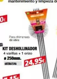 Oferta de Kit Deshollinador por 24,95€ en Coinfer