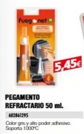 Oferta de Fuegonet - Pegamento Refractario por 5,45€ en Coinfer