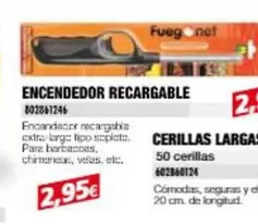 Oferta de Fuegonet - Encendedor Recargable por 2,95€ en Coinfer