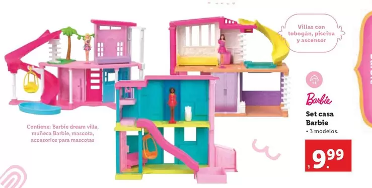 Oferta de Barbie - Set Casa por 9,99€ en Lidl