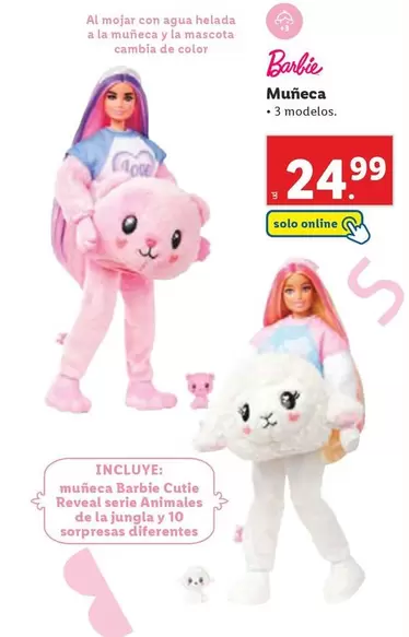 Oferta de Barbie - Muñeca por 24,99€ en Lidl