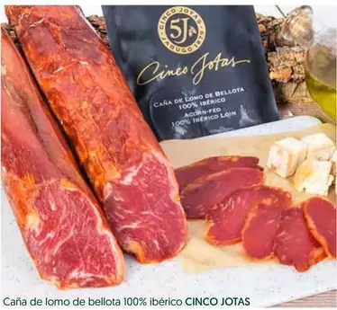 Oferta de 5 Jotas - Caña De Lomo De Bellota 100% Ibérico en Hiper Usera