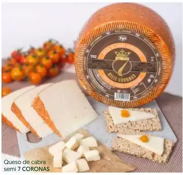 Oferta de Coronas - Queso De Cabra Semi 7 en Hiper Usera