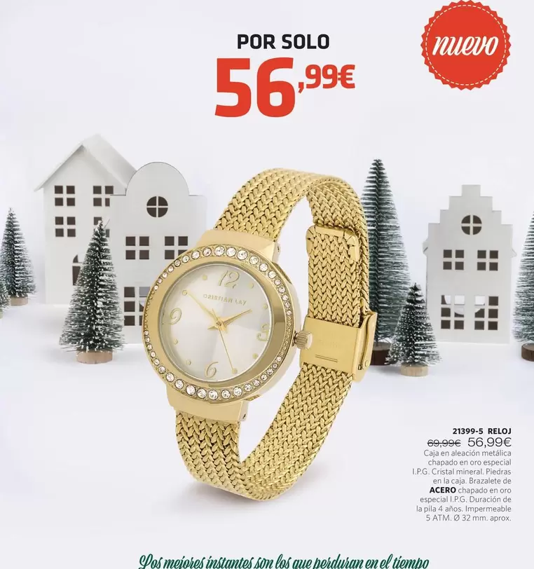 Oferta de 21399-5 RELOJ  por 56,99€ en Cristian Lay