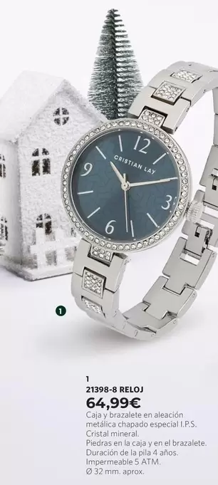 Oferta de  21398-8 RELOJ por 64,99€ en Cristian Lay