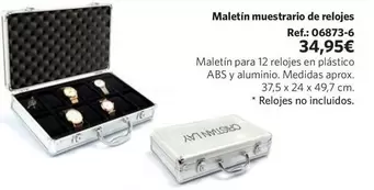 Oferta de Maletín Muestrario De Relojes Ref.: 06873-6  por 34,95€ en Cristian Lay