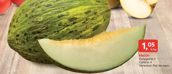 Oferta de Melon - Caldier A La Varfação Per A Sapo por 1,05€ en Suma Supermercados