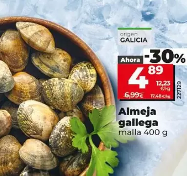 Oferta de Almeja Gallega por 4,89€ en Dia