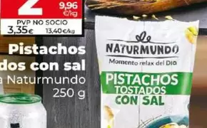 Oferta de Dia Naturmundo - Pistachos Tostados Con Sal  por 2,49€ en Dia