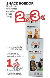 Oferta de Small Life - Snack Roedor por 2,29€ en Kiwoko