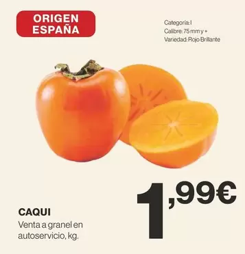 Oferta de Origen - Caqui por 1,99€ en Supercor