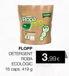 Oferta de Flopp - Detergent Roba Ecològic por 3,99€ en Plusfresc