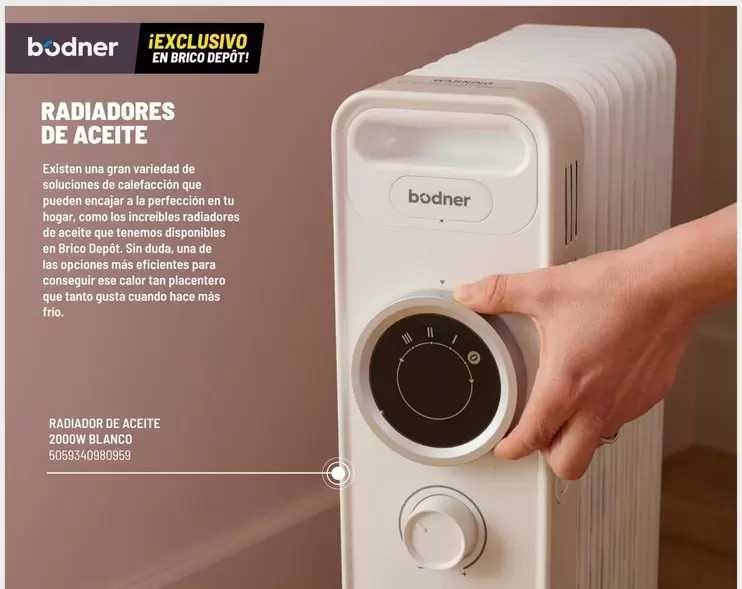 Oferta de Bodner - Radiadores De Aceite en Brico Depôt