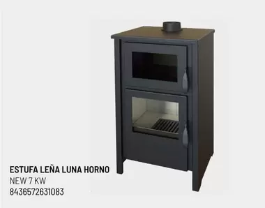 Oferta de Estufa Leña Luna Horno  en Brico Depôt