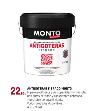 Oferta de Monto - Antigoteras Fibrado por 22,95€ en Tú Brico-Marian