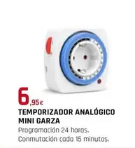 Oferta de Garza - Temporizador Analógico Mini por 6,95€ en Tú Brico-Marian