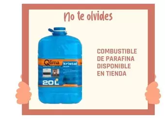 Oferta de Qlima - Combustible De Parafina en Tú Brico-Marian