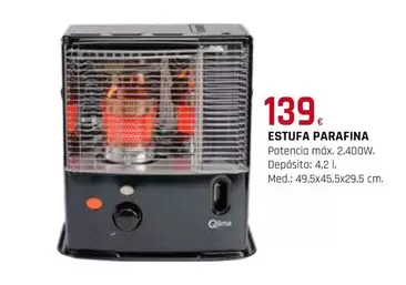 Oferta de Estufa Parafina por 139€ en Tú Brico-Marian