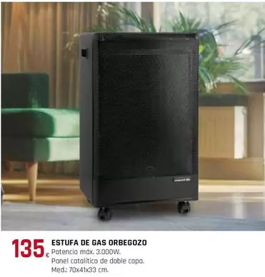 Oferta de Orbegozo - Estufa De Gas por 135€ en Tú Brico-Marian