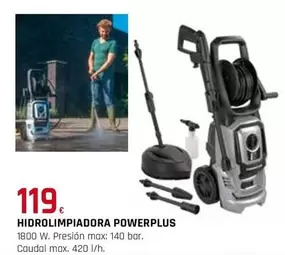 Oferta de Power plus - Hidrolimpiadora por 119€ en Tú Brico-Marian