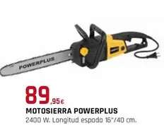 Oferta de Power Plus - Motosierra  por 89,95€ en Tú Brico-Marian