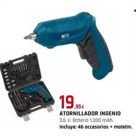 Oferta de Atornillador Ingenio por 19,95€ en Tú Brico-Marian