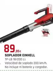 Oferta de Einhell - Soplador por 89,95€ en Tú Brico-Marian