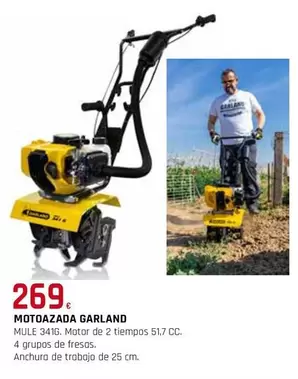 Oferta de Garland - Motozada por 269€ en Tú Brico-Marian