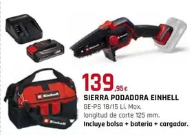 Oferta de Einhell - Sierra Podadora por 139,95€ en Tú Brico-Marian