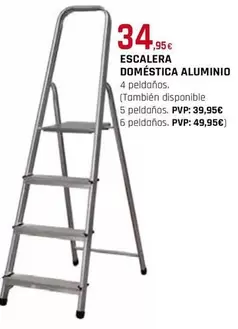 Oferta de Escalera Domestica Aluminio por 34,95€ en Tú Brico-Marian