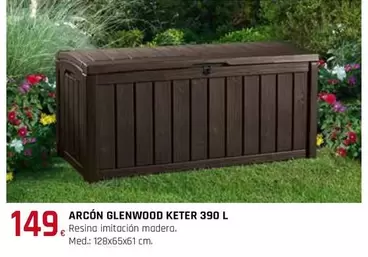 Oferta de Keter - Arcón Glenwood  por 149€ en Tú Brico-Marian