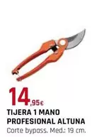 Oferta de Altuna - Tijera 1 Mano Profesional por 14,95€ en Tú Brico-Marian