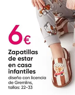 Oferta de Zapatillas De Estar En Casa Infantiles por 6€ en Pepco