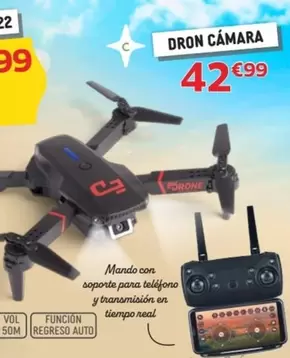 Oferta de Dron Camara por 42,99€ en GiFi