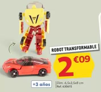 Oferta de Robot Transformable por 2,09€ en GiFi