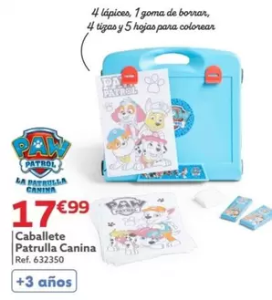 Oferta de Paw Patrol - Caballete Patrulla Canina por 17,99€ en GiFi