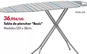 Oferta de Tabla De Planchar "Basic" por 36,95€ en BricoCentro