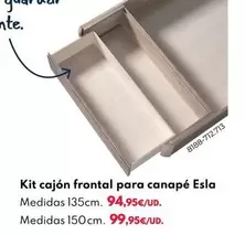 Oferta de Kit Cajón Frontal Para Canapé Esla por 94,95€ en BricoCentro