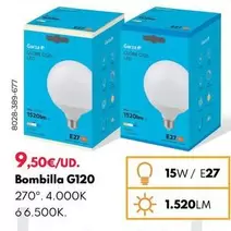 Oferta de Bombilla G120 por 9,5€ en BricoCentro