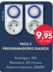 Oferta de Coati - Pack 2 Programadores Diarios por 4,98€ en BricoCentro