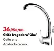 Oferta de Grifo Fregadero "Oke" por 36,95€ en BricoCentro