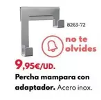 Oferta de Percha Mampara Con Adaptador por 9,95€ en BricoCentro