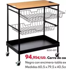 Oferta de Carro De Cocina por 94,95€ en BricoCentro