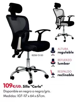 Oferta de Silla "Carla" por 109€ en BricoCentro