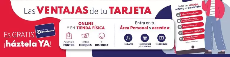 Oferta de Las Ventajas De Tu Tarjeta en BricoCentro