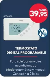 Oferta de Coati - Termostato Digital Programable por 39,95€ en BricoCentro