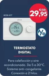 Oferta de Termostato Digital por 29,95€ en BricoCentro