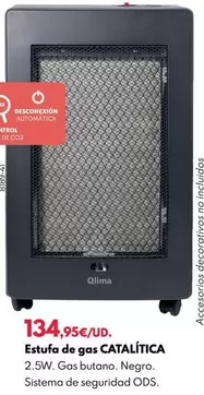 Oferta de Qlima - Estufa De Gas Catalitica por 134,95€ en BricoCentro