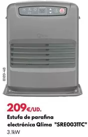 Oferta de Qlima - Estufa De Parafina Electrónica "SRE0031TC" por 209€ en BricoCentro